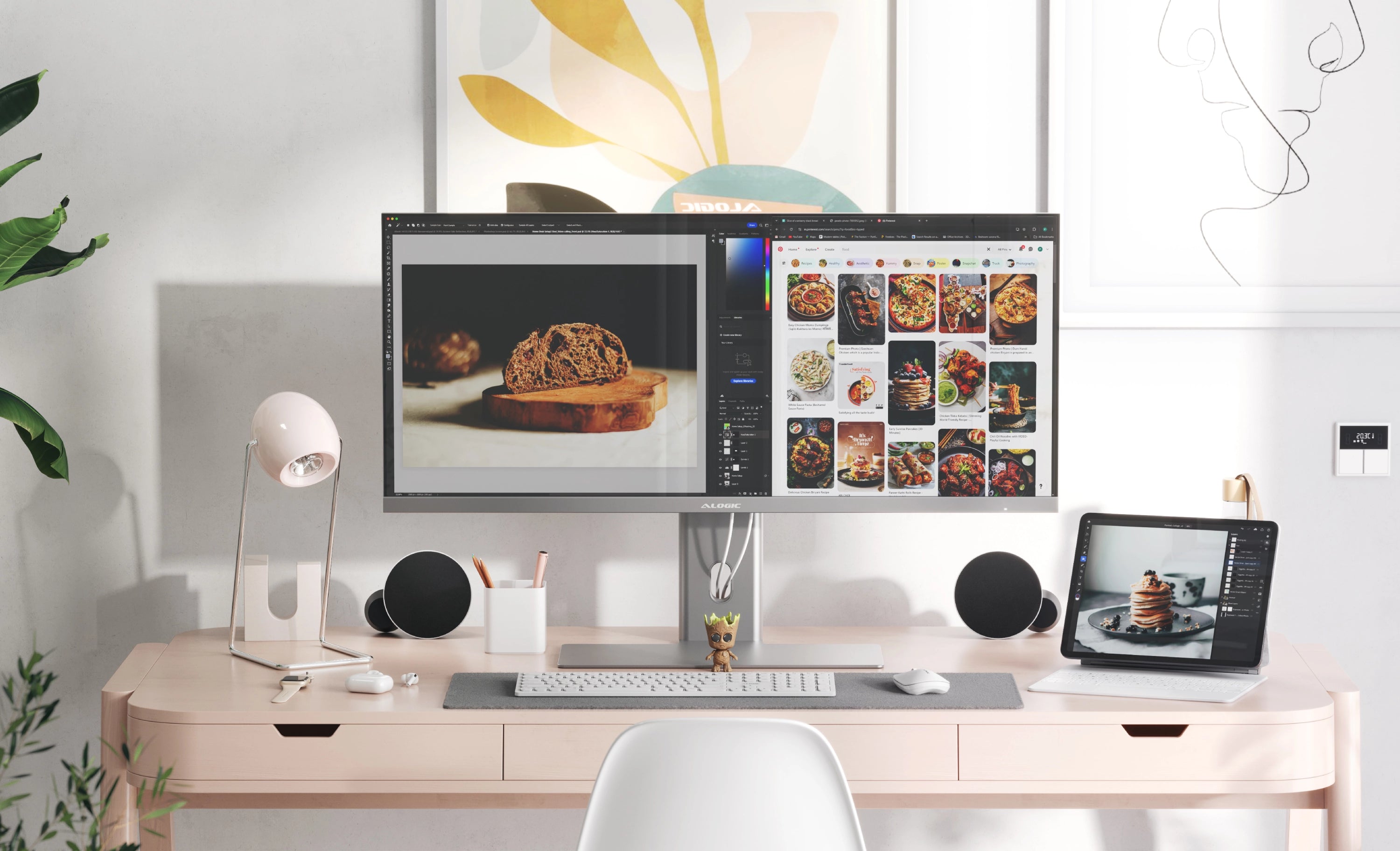 Premium thuiswerk setup